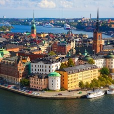 Vue panoramique de Stockholm
